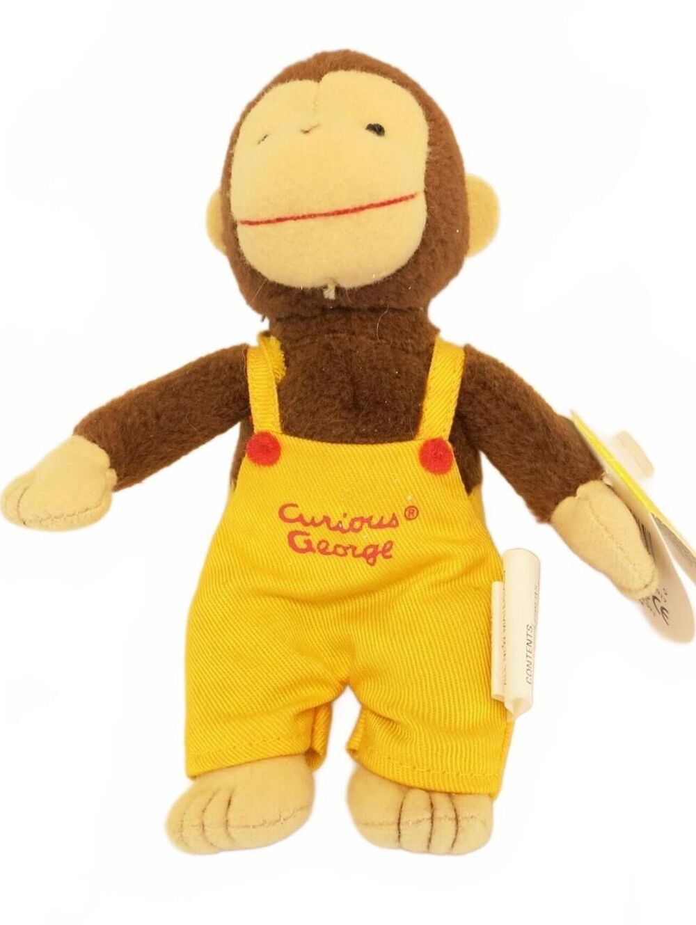 Vintage 1990 GUND Curious George Plush 6" Original Tags Attached